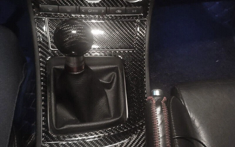 Para Mazda 3 2011-2015 Fibra de Carbono Real Consola Central Cambio de Marchas Cuadro Borde 3* Foto 3 de 3