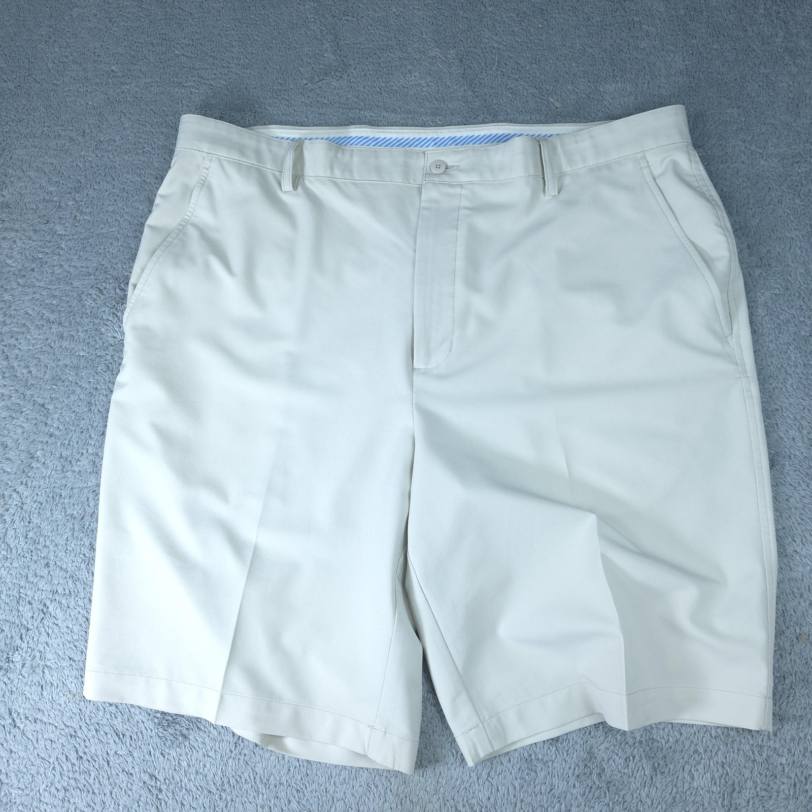 FootJoy Shorts Mens 40 Beige Chino Golf Stretch Performance 10 Inseam Summer