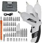 Small Electric Screwdriver, Mini Drill Set, Rechargeable 3.6V Cordless Screwdriv