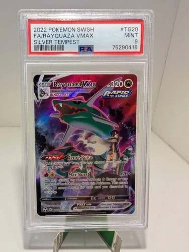 Rayquaza VMAX TG20 PSA 9 Silver Tempest
