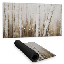 Begin Home Decor C1DM1531001J7R 16 x 32 in. Texturized Abstract Forest Desk M...