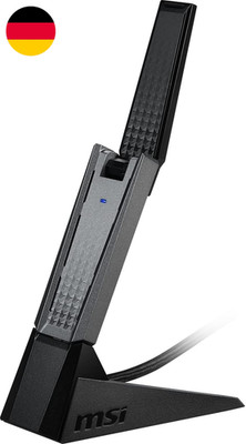 MSI AX1800 Wifi USB Adapter, Wifi 6, MU-MIMO, 802.11Ax Dual-Band Gigabit Wireles