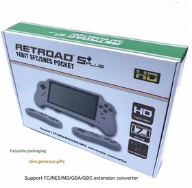 NEW 16-Bit NINTENDO SNES Compatible Handheld Console 7" LCD HD Output w/ 2 