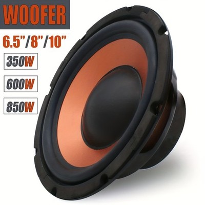 6.5 8 10 Inch Car Subwoofer 350W 600W 850W Power High Bass Performance