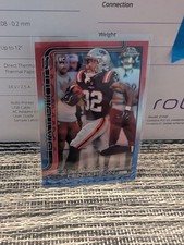 2025 Topps Chrome Football TreVeyon Henderson #328 Red White Blue Refractor (RC)