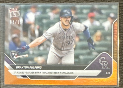 2025 Topps Now 301 Braxton Fulford