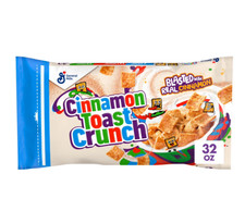 Cinnamon Toast Crunch Breakfast Cereal, Crispy Cinnamon Cereal, Value Bag, 32 oz