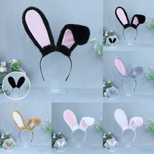 Easter Bunny Ear Headband Plush Cosplay Costume Accessory For Easter Festive 