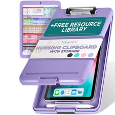 Tribe RN Nursing Clipboard with Storage - Medical Nursing...
