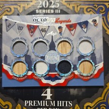 2025 Leaf Bronx Legacy October Legends Memorabilia OL-3 Jeter Williams Clemens