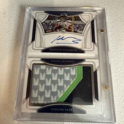2022 National Treasures - Kenneth Walker III - RPA Booklet RC Patch Auto 24/99🔥