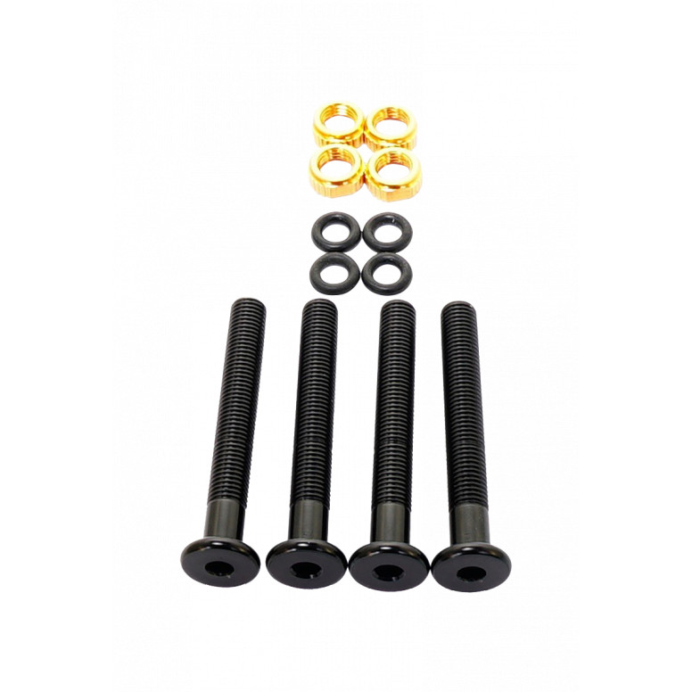 Orange Seal Blank Stems W/L'Nut - O Ring 80mm 4Pcs