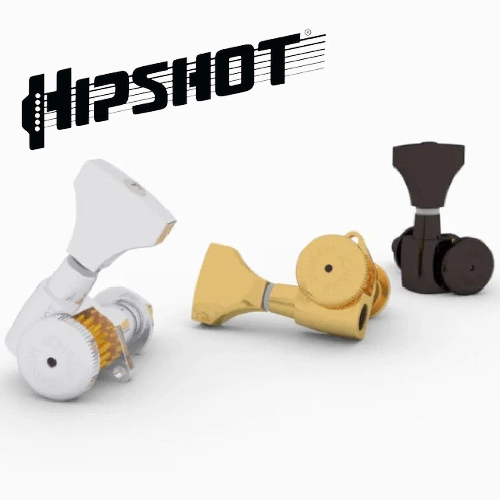 NEW Hipshot Grip-Lock Open Guitar Tuning Machines Sold Individually