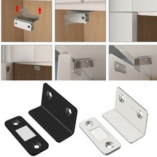 Latch Self-adhesive Lock Spare 1Pcs Steel Catch Cabinet Closer Cupboard