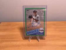 Mike Soroka 2020 Topps Clearly Authentic Auto 1985 Topps Autographs Green 12/99