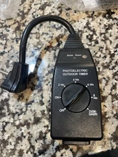 Outdoor Lighting Timer Light Sensing Dusk to Dawn or 2,4,6,8 Hour Setting