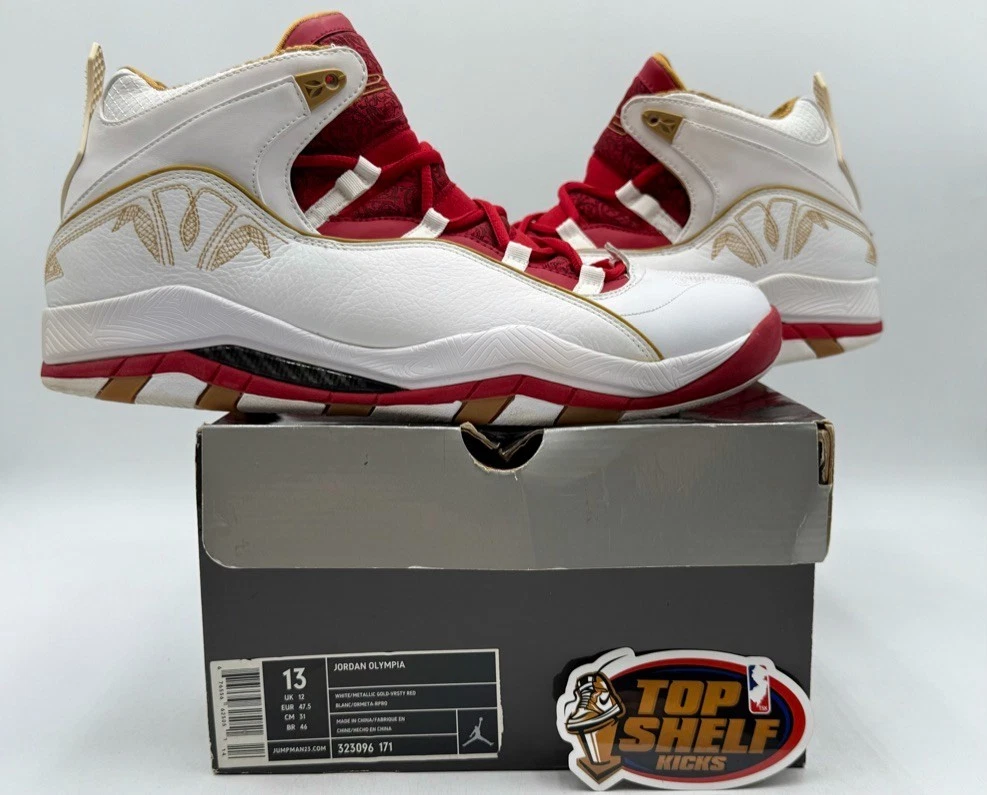 Jordan Olympia White Varsity Red Black for Sale | Authenticity