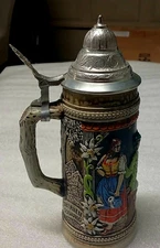 Original Gerzit Gerz West Germany Beer Stein