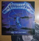 VG / METALLICA - Ride The Lightning [ Korea LP Vinyl ] Rare Lyric Back CVR