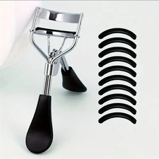 Professional Stainless Steel Eyelash Curler With Extra Refill Pads For Lash Lift