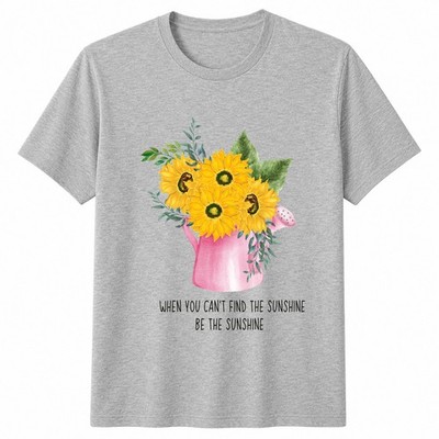 Sonnenblumen Gartenarbeit T-Shirt Cottagecore Naturliebhaber Geschenk