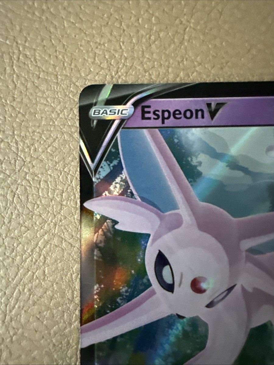 espeon v pokemon card price 2021 Pokemon Evolving Skies Espeon V Ultra Rare Holo #SWSH201
