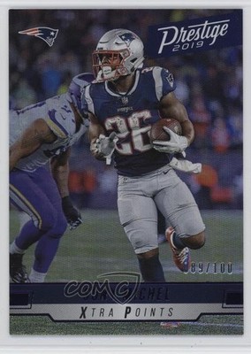 2019 Panini Prestige Xtra Points Purple 89/100 Sony Michel #182 1pi5