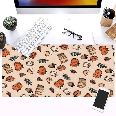 40*90cm Large Pumpkin Gaming Mouse Pad Desk - Oversized Non-Slip Surface with Er
