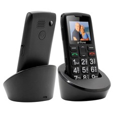 Artfone C1+  - 4G Big Button Black Unlocked mobile phone (For Elderly)