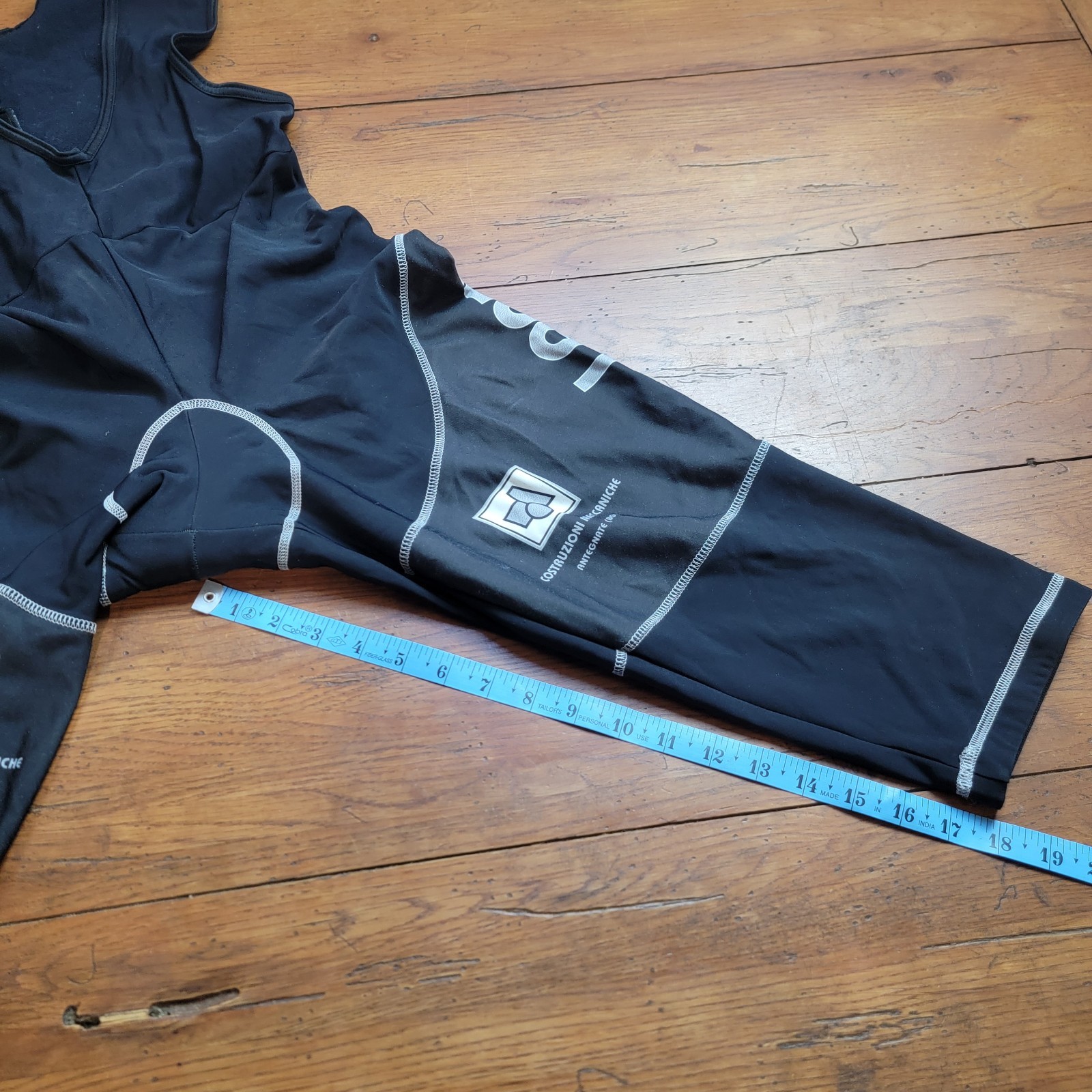 Rosti Mens XL Cycling 3/4 Bibtights Italy 18" 16.5" (8/10) Thermal Polyamide