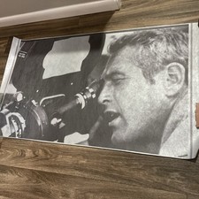 Vintage Paul Newman Movie Photo Original 1971 Studio Proof Hollywood Print Large