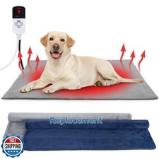 Dog Heating Pad Outdoor, Heated Dog Bed Indoor for Cats, Warming
