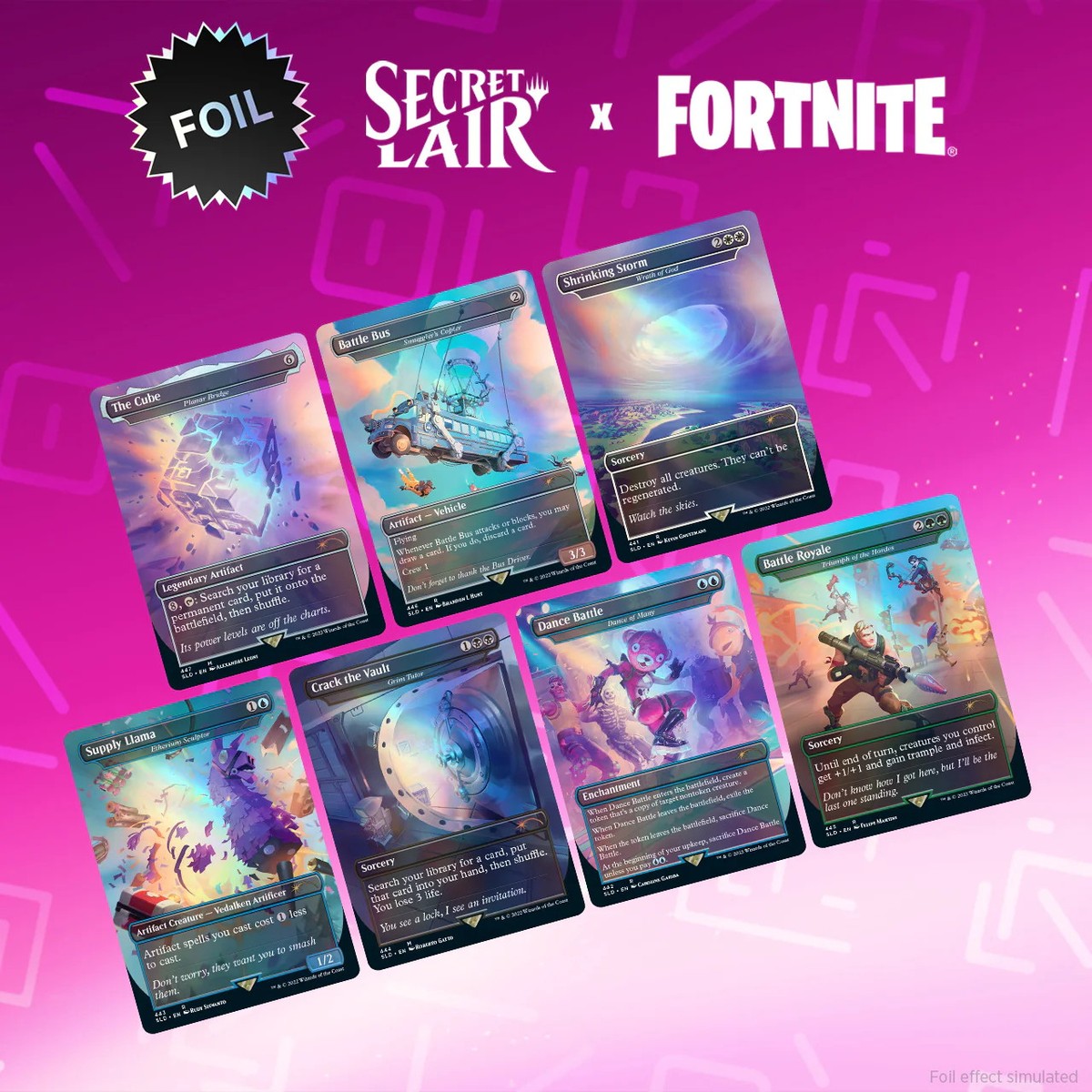 マジック：ザ・ギャザリング MTG Secret Lair FORTNITE Foil Edition Magic: The Gathering TCG: Secret Lair x Fortnite - Foil Edition | eBay