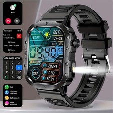 High-Resolution 2.01" Smart Watch with Message Alerts fits Busy Professionals