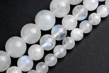 Genuine Natural Rainbow Moonstone Beads Grade A Round Loose Beads 6/8/10MM