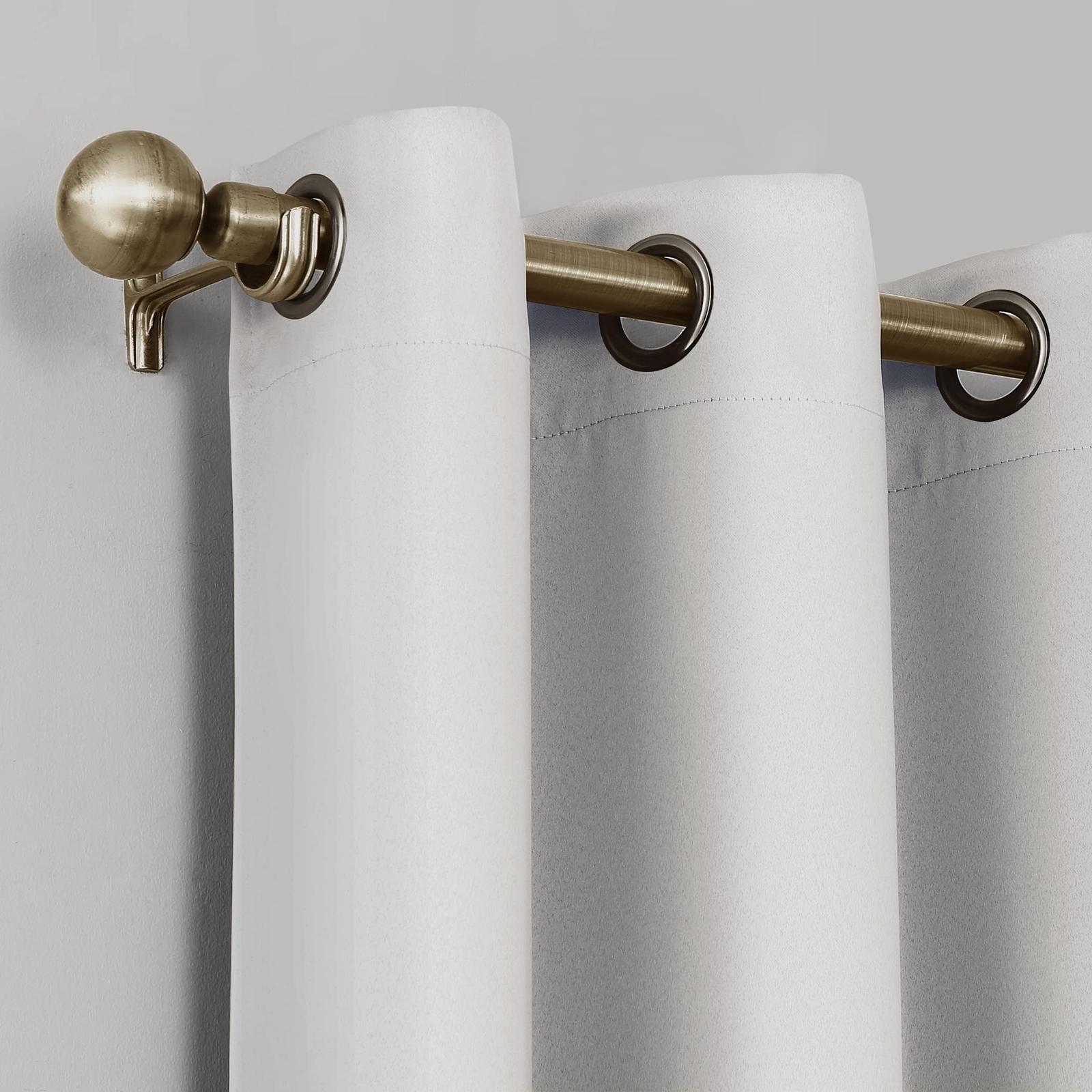 Sun Zero Nordic 100% Blackout Grommet Curtain Single Panel Theater Grade