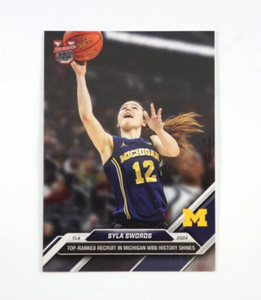 2024 Bowman U Now Syla Swords #3 Top Recruit in Michigan WBB History Shines