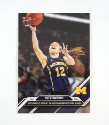 2024 Bowman U Now Syla Swords #3 Top Recruit in Michigan WBB History Shines