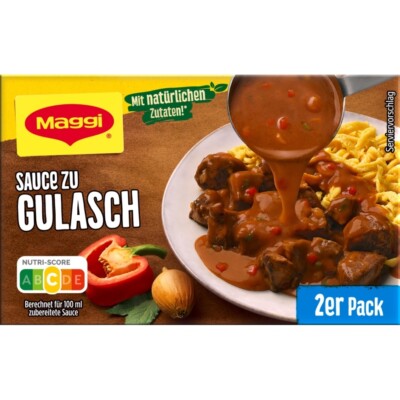 Maggi instant sauce GULASCH GOULASH -Pack of 2- Made in Germany FREE SHIPPING