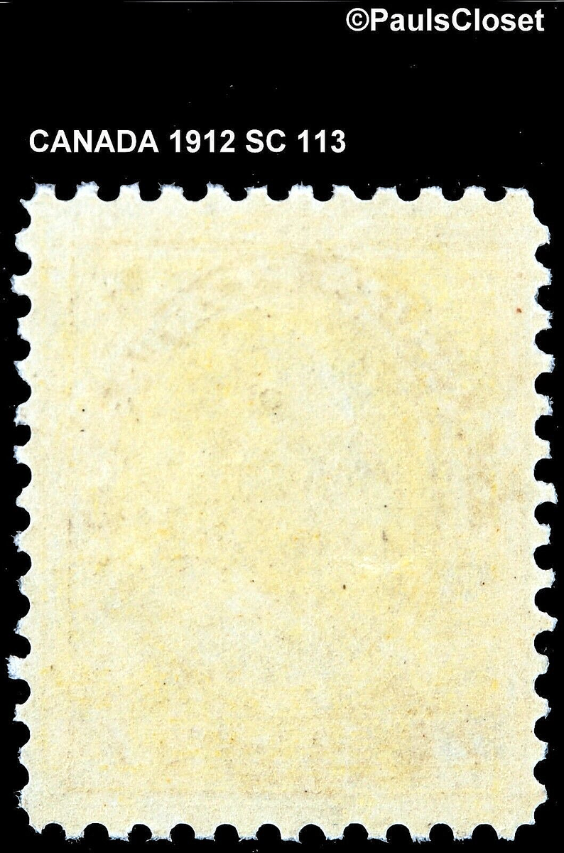 CANADA 1912 SC 113 KING GEORGE V YELLOW OCHER 7¢ MNH OG FINE/VERY