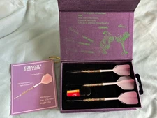 Cuesoul Pink Lady Oil Painted Darts 90% Tungsten New In Box