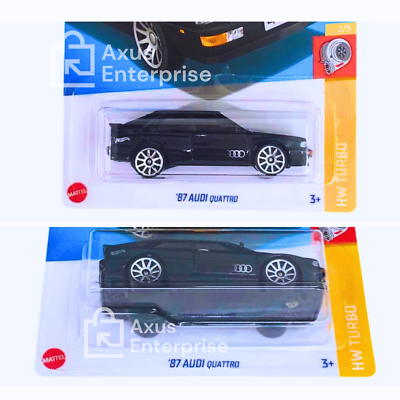 Hot Wheels '87 Audi Quattro Black #102/250 Case N 2024