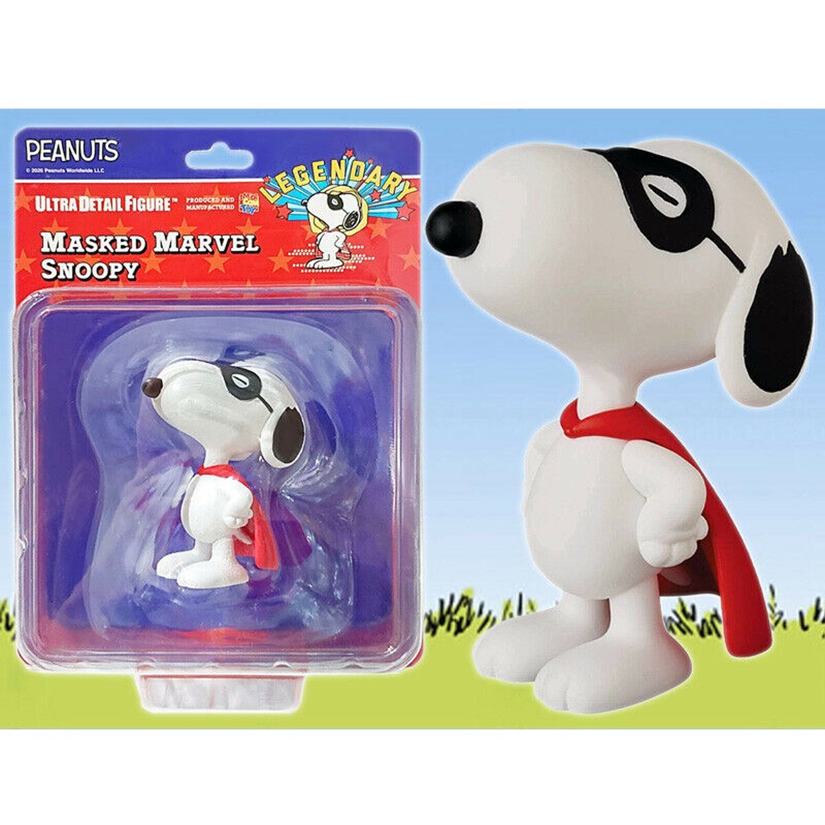 Peanuts - Masked Marvel Snoopy UDF Figure by Medicom