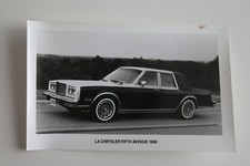 CHRYSLER FIFTH AVENUE 1986 Official Press photo - Canada - ST501000318