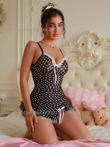 Sexy französisches Dienstmädchen Maid Kostüm Cosplay sexy Dienstmädchen Kleid Dessous Outfit für Frauen - Bild 49 von 78