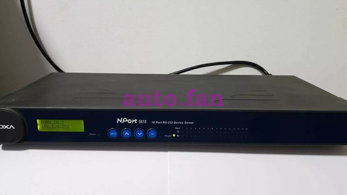 1pc for used adapter MOXA Nport 5610 16 port RS-232 Device Server