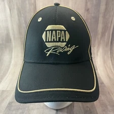 NAPA Racing Black and Gold Adjustable Ball Cap Hat Baseball Hat