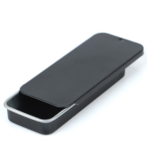 Portable Tin Box Mini Iron Slide Cover Storage Jewelry Pill Cases Container C S1 - Picture 14 of 14