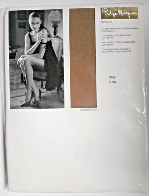 Philippe MATIGNON, Strumpfhose, CRISTAL 30D, Tee, LYCRA, Größe 1-XS / 2