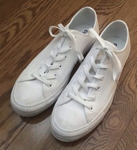 converse white leather ebay